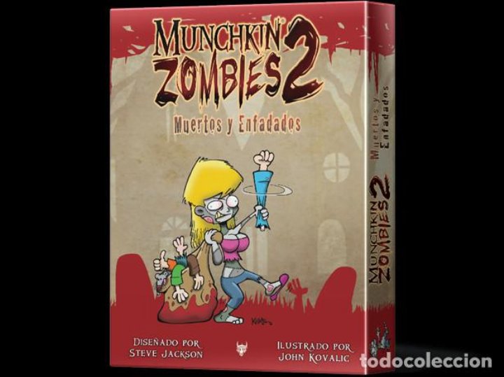 Español Munchkin Zombis 2 Muertos y Enfadados-Juego De Mesa 